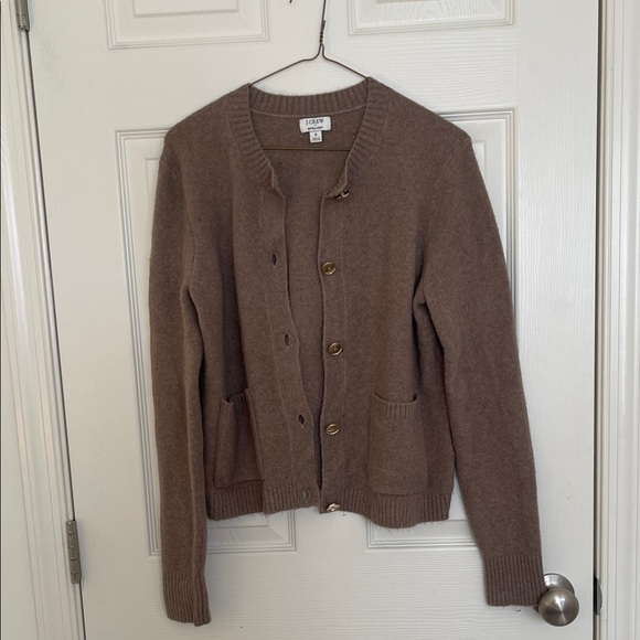 J. Crew Factory Sweaters - J. Crew Factory Brown Button-Up Cardigan